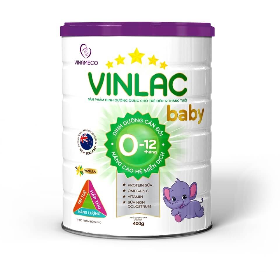 Sữa Vinlac cho trẻ sơ sinh